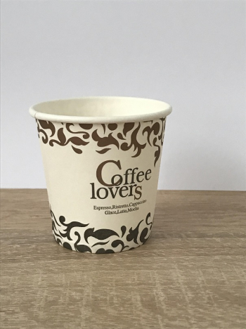 Kávés papírpohár lovers design